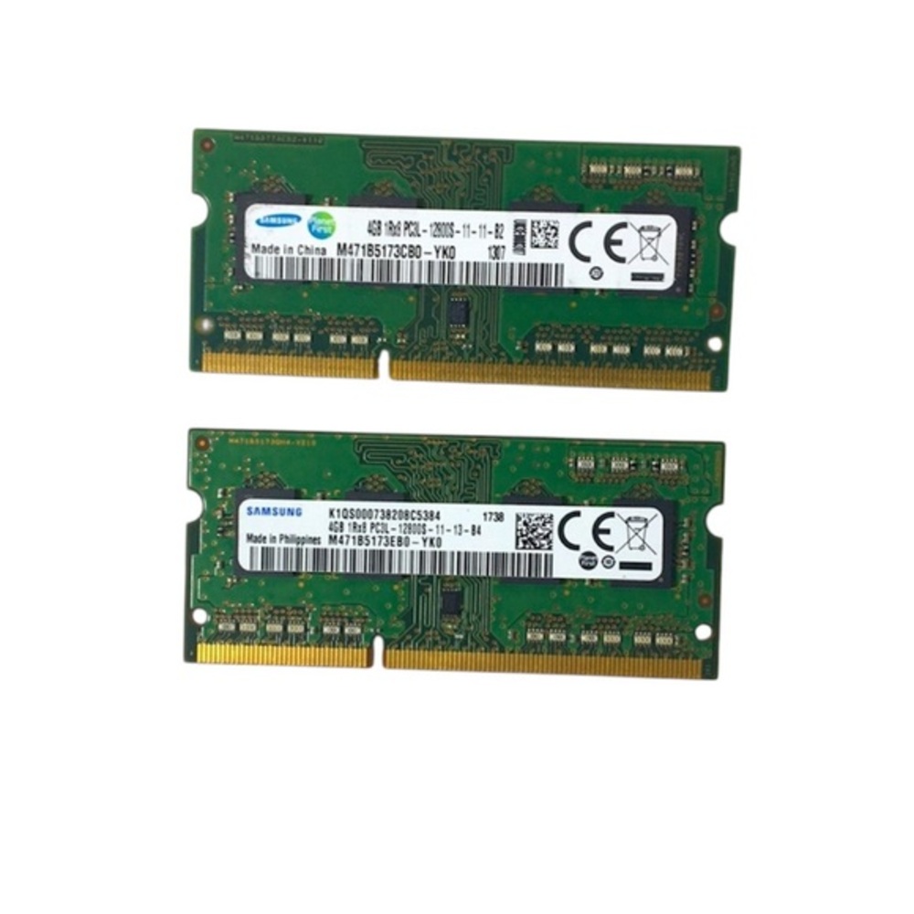 Samsung 2x 4GB Lenovo Laptop Ram DDR3L sticks SO DIMM